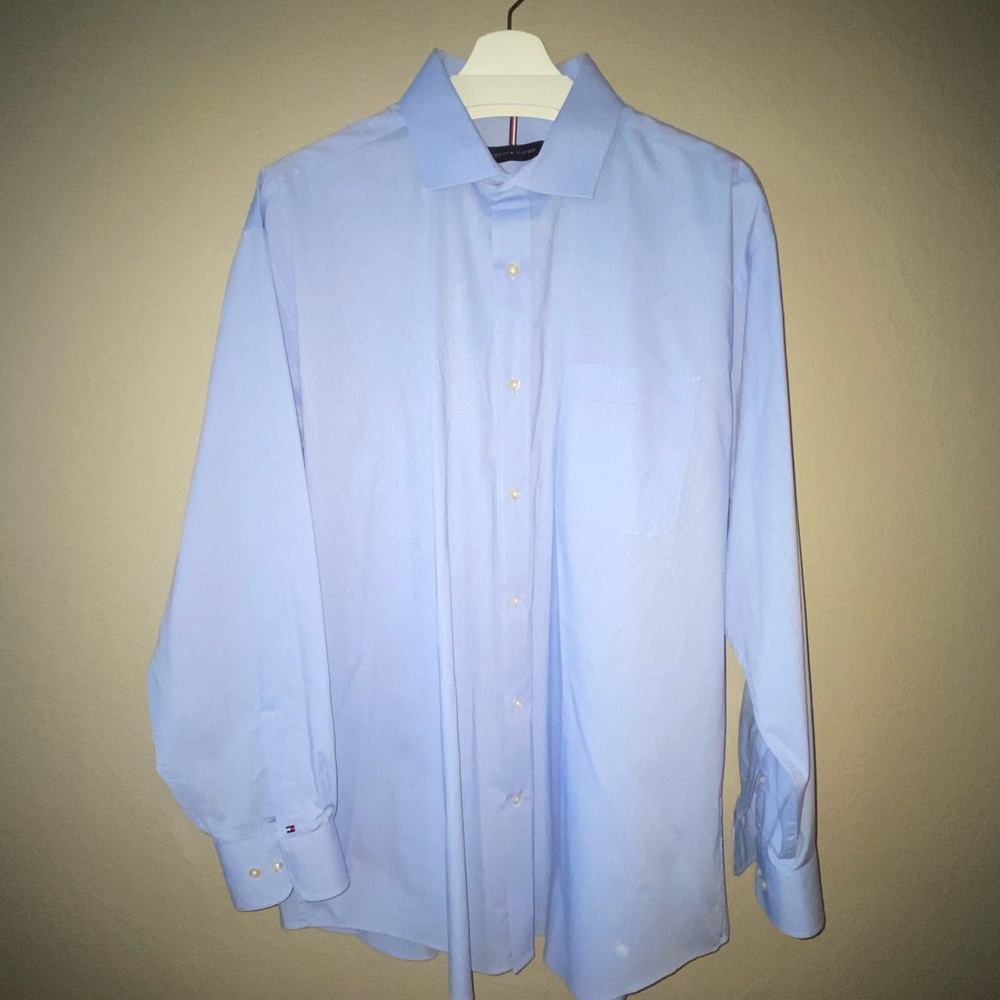 Tommy Hilfiger classic fit shirt, gorgeous blue